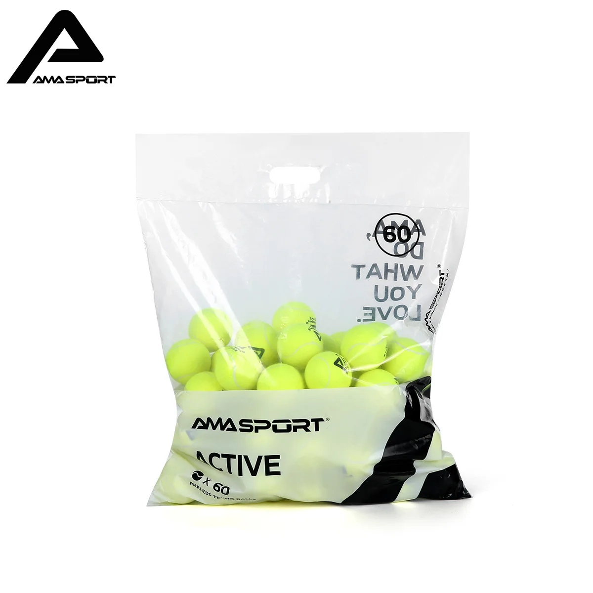 AMASPORT Tennis Balls Practice Training Pressureless High Quality Durable Bouncy Balls for Beginner Tennis Sport