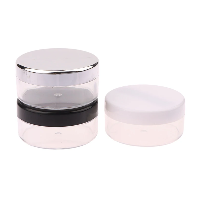 30g พลาสติก Loose Powder Jar แต่งหน้าพัฟกล่อง Sifter คอนเทนเนอร์เครื่องสําอางค์หม้อแบบพกพากล่องแป้งฝุ่นหม้อเติม