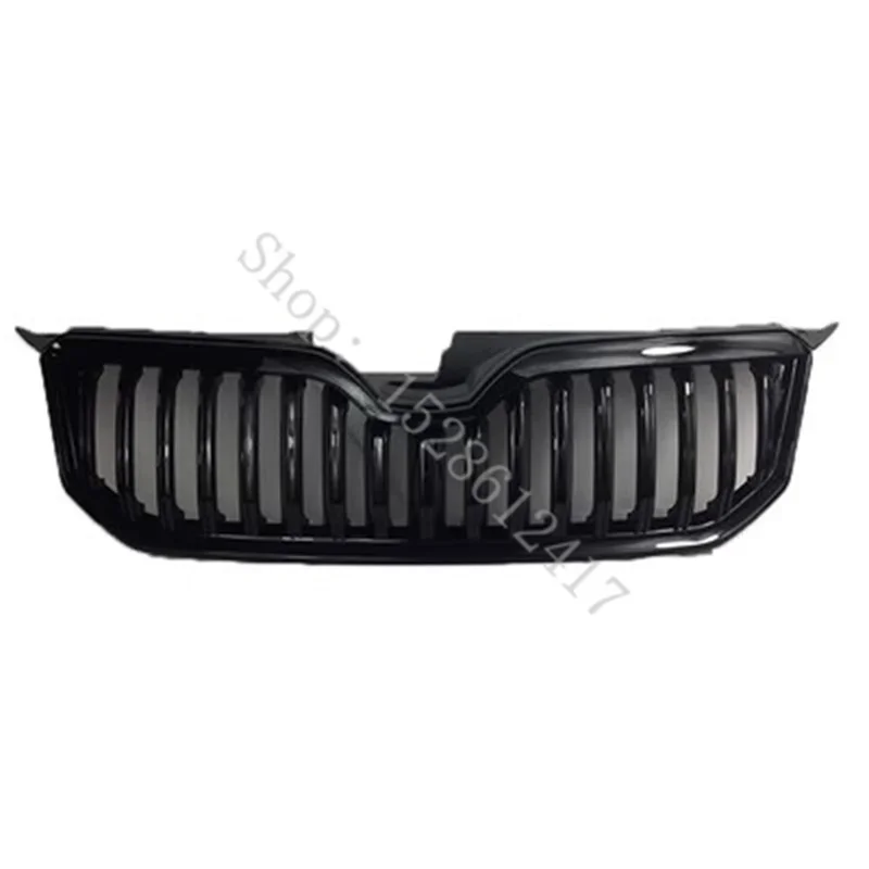 For Skoda YET 2014 2015 2016 2017 Chrome Front Upper Bumper Hood Radiator Grill Grille  Car styling Accessories