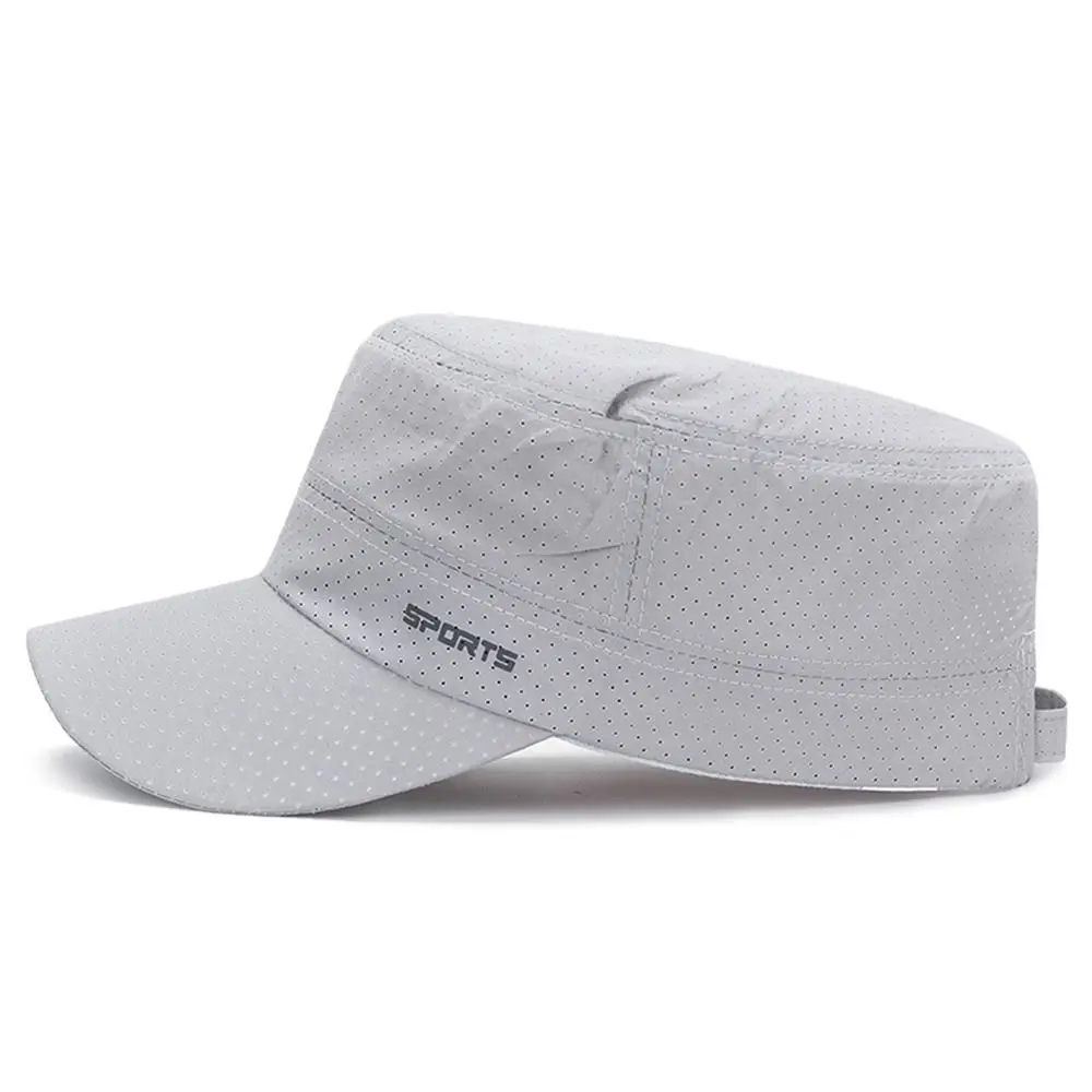 Outdoor Breathable Sun Hat Adjustable Fisher  Hats Baseball Cap Bone Cap  Cap Flat Top Caps Cadet Hat