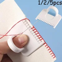 1-5PCS Sewing Guide Template Kit for Consistent Stitches 3mm Spacing Precision Sewing Tool for Fabric Embroidery & Leathercraft