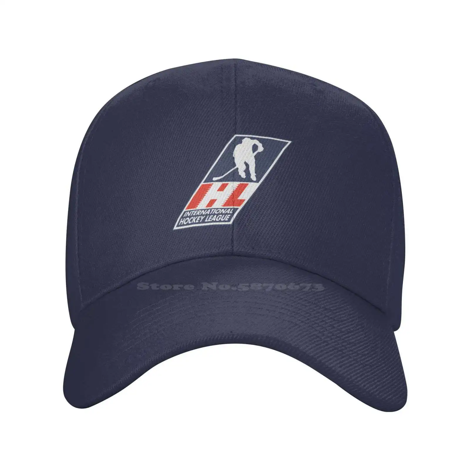 Gorra de béisbol con logotipo de la Liga Internacional de Hockey (IHL), gorra vaquera de calidad, gorro de punto