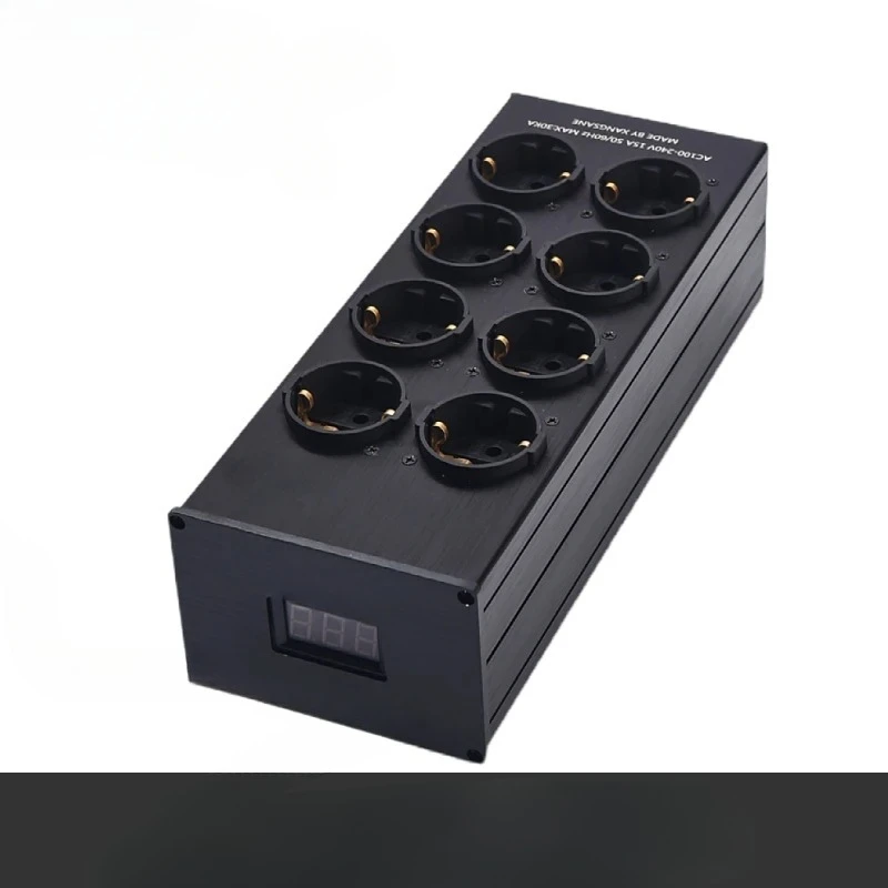 TP80 European Standard Power Filter 8-bit EU Power Purifier Socket Duplex 2-stage Filter