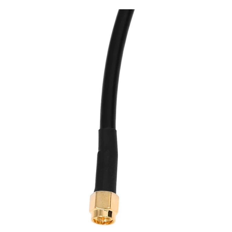 Hot TTKK SMA Male To N Type Male Plug Wifi Antenna Pigtail Cable 16.1 Inch & N Type Female Jack RF Coax Connector 4-Hole Panel