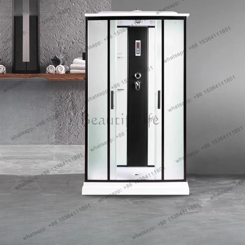 rectangular shower room integrated bathroom with steam bath bathroom glass partition household