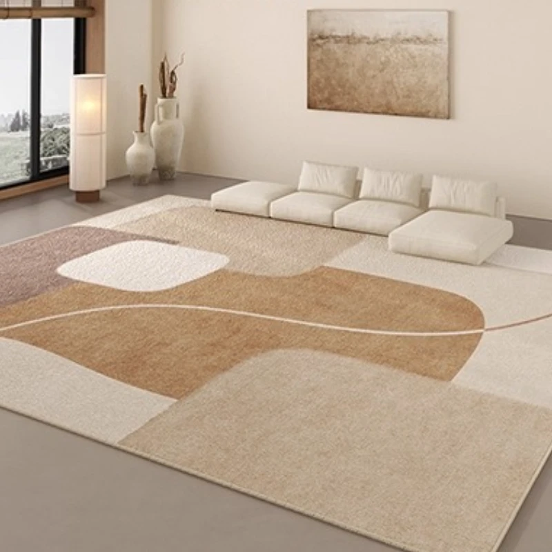 

Light Luxury Living Room Decoration Waterproof Carpet Large Area Rugs for Bedroom Anti-slip Lounge Soft Floor Mat Washable Rug