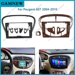 9 Inch Car Frame Fascia Adapter Canbus Box Decoder For Peugeot 607 2004-2010 Android Radio Dash Fitting Panel Kit