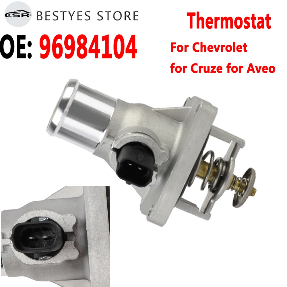 

Thermostat Assembly 96984104 for Chevrolet for Aveo for Cruze Sonic for Opel Car Accessory Engine Coolant