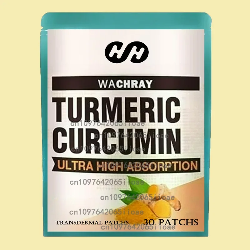 

Переплетные пластыри с куркумой и куркумой для поддержки мышц, 30 пластырей, подача на одну месяц, естественное облегчение боли, местное применение