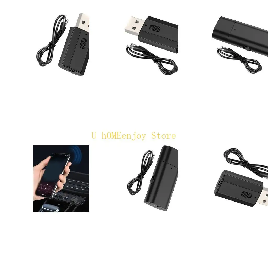 B0KF Quality Bluetooth-compatible 5.3 Receiver Transmitter for Stereo Systems