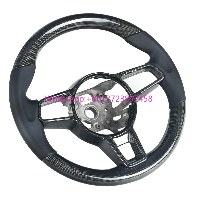 

OLD to NEW Carbon Fiber Steering Wheel for Porsche Lenkrad Cayenne Panamera 911 997 985 981 Mk2 Boxster Cayman 987 2021 2020