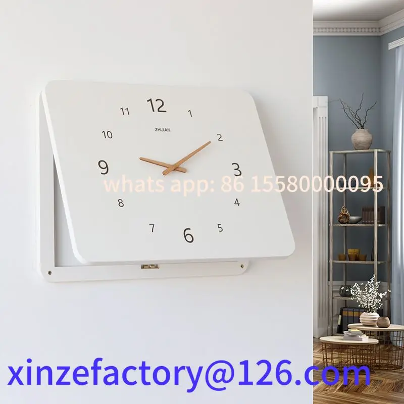 ساعة انسداد صندوق عداد كهربائي قابل للتخصيص، بساطة حديثة، تعليق منزلي، توزيع