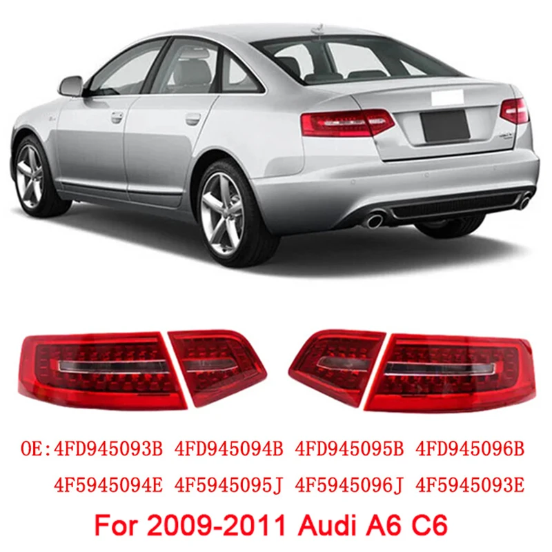 

Для 2009-2011 Audi A6 C6 4FD945093B 4FD945094B 4FD945095B 4FD945096B автомобильный задний тормоз, предупреждение о столкновении, стоп, светодиодный сигнальный светильник