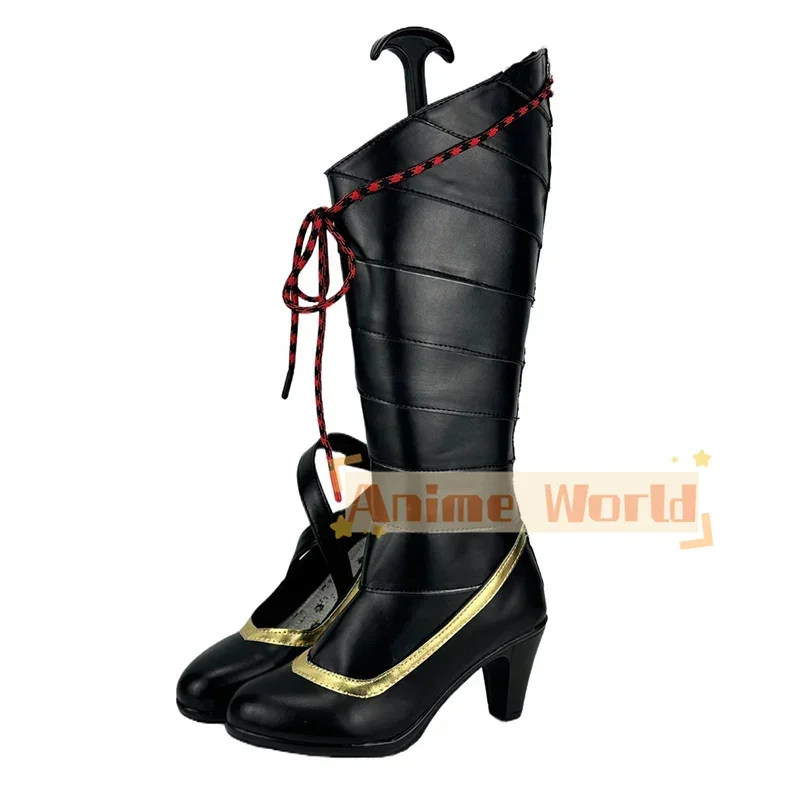 Limbus Company Jia Xichun Buty Cosplay Botki Halloween Party Rekwizyty Cosplay Szyte na Miarę