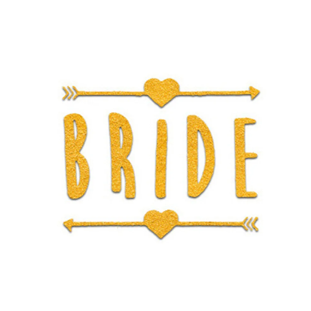 

16pcs Wedding Metal Tattoo Stickers Gold Glitter Body Decals For Bride Arm Leg Stickers Temporary Adhesive Design