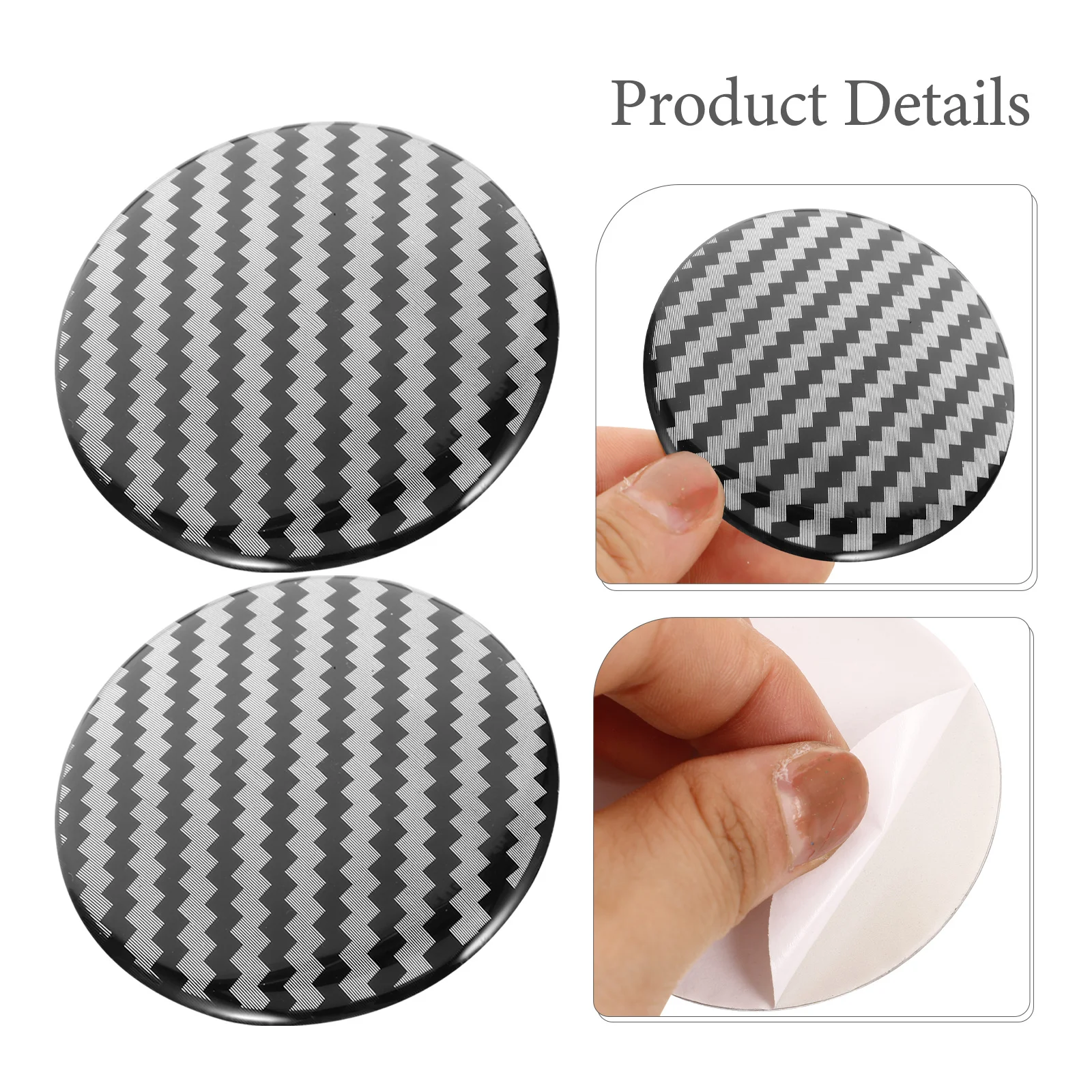 

4pcs Wheel Center Caps Durable Car Decals Decorative Tire For Auto Decoration Hub Cap Wheel Hub Cap Stickers
