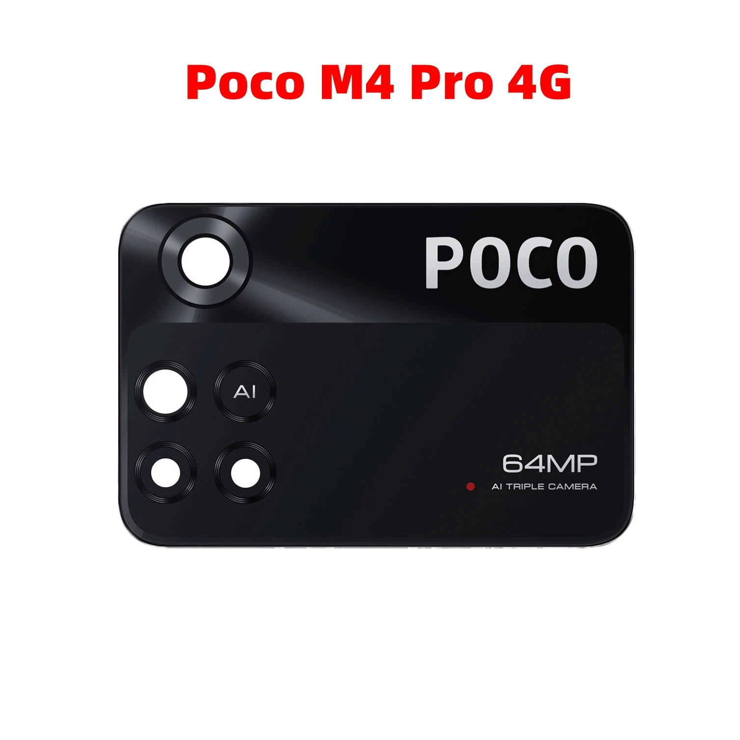 For Xiaomi Poco M4 Pro 4G / X4 Pro 5G Main Camera Glass Lens Back Camera Lens Cover Smartphone  Parts