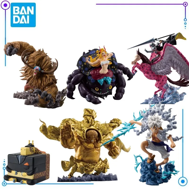 

In Stock BANDAI Ichiban Kuji One Piece Monkey D Luffy Chopper Pierre Black Maria Sengoku Model Figure Anime Characters Ornaments