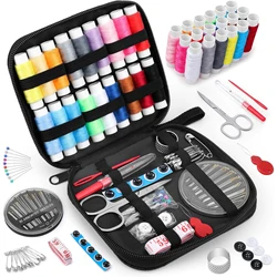 Sewing Kit Compact and Portable for Beginners and Professionals Includes Needles Thread Scissors and Other Essential Access