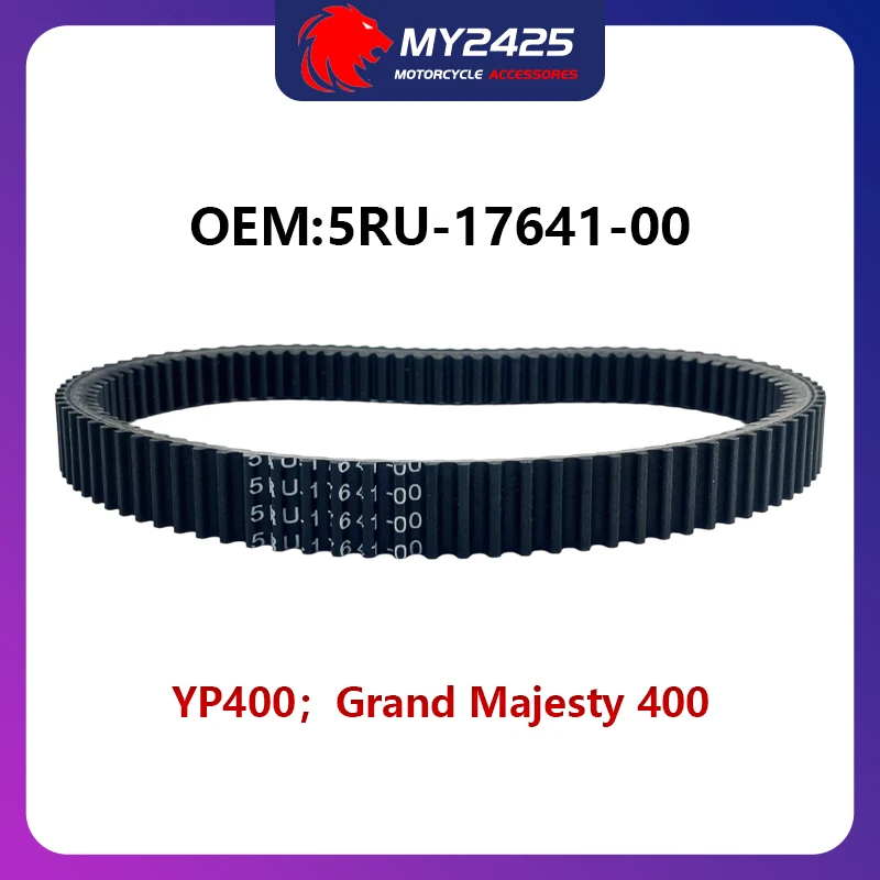 Courroie d'entraînement de moto, pour Y/amaha YP400 Grand Majesty 400 2005-2011 majesté 400 2004 2005 2006 2007 2008 2009-2014