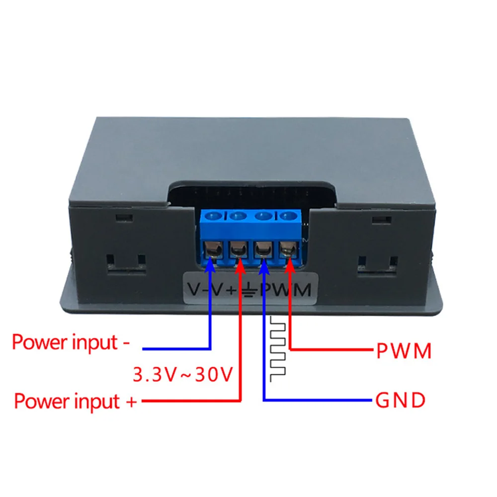 Generatore di segnale Display digitale 1HZ ~ 150KHZ 3.3-30V PWM frequenza di impulso rapporto di servizio regolabile onda quadrata rettangolare