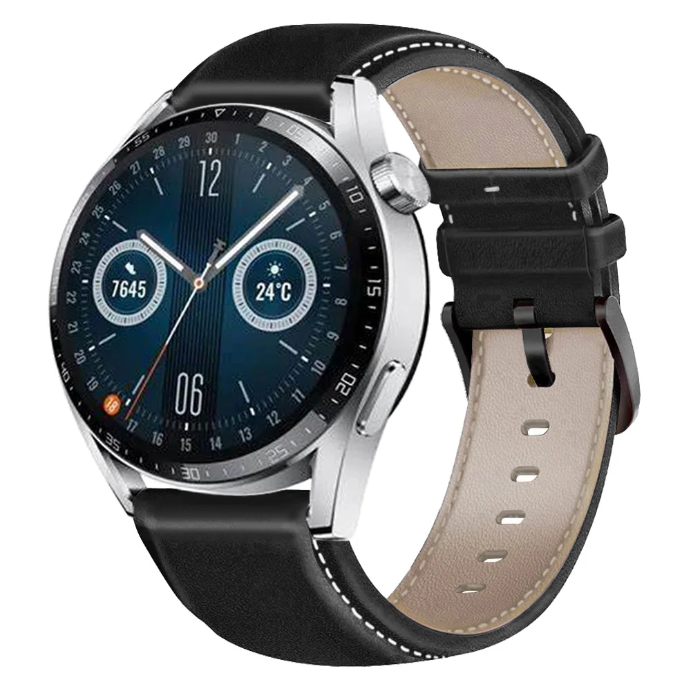 Replacement Wrist Band For Huawei Watch GT 3/GT3 GT2 46mm Leather Watch Straps For Huawei Watch GT Runner 46mm Wristband Correa