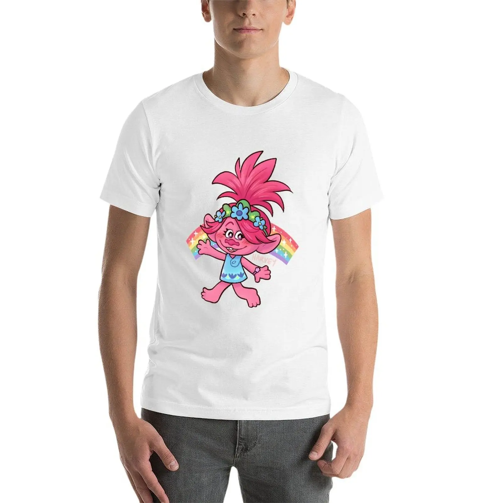 Mens Womens Trolls Cartoon World Comedy Movies Tour Funny Men Fan T-Shirt Summer Festival T-Shirt view 3