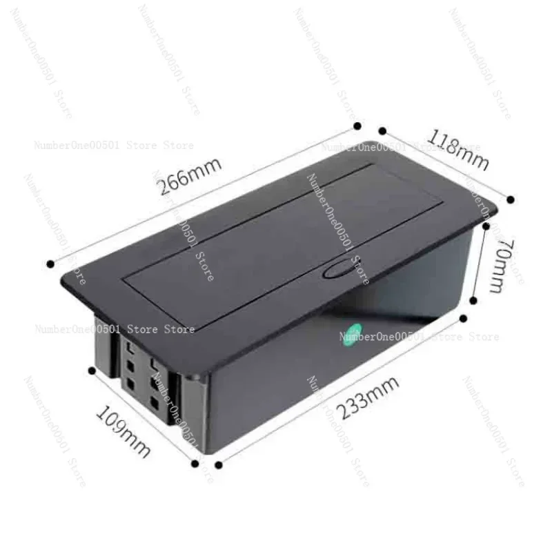 European standard pop-up embedded hidden multimedia desktop socket office conference -LBW001