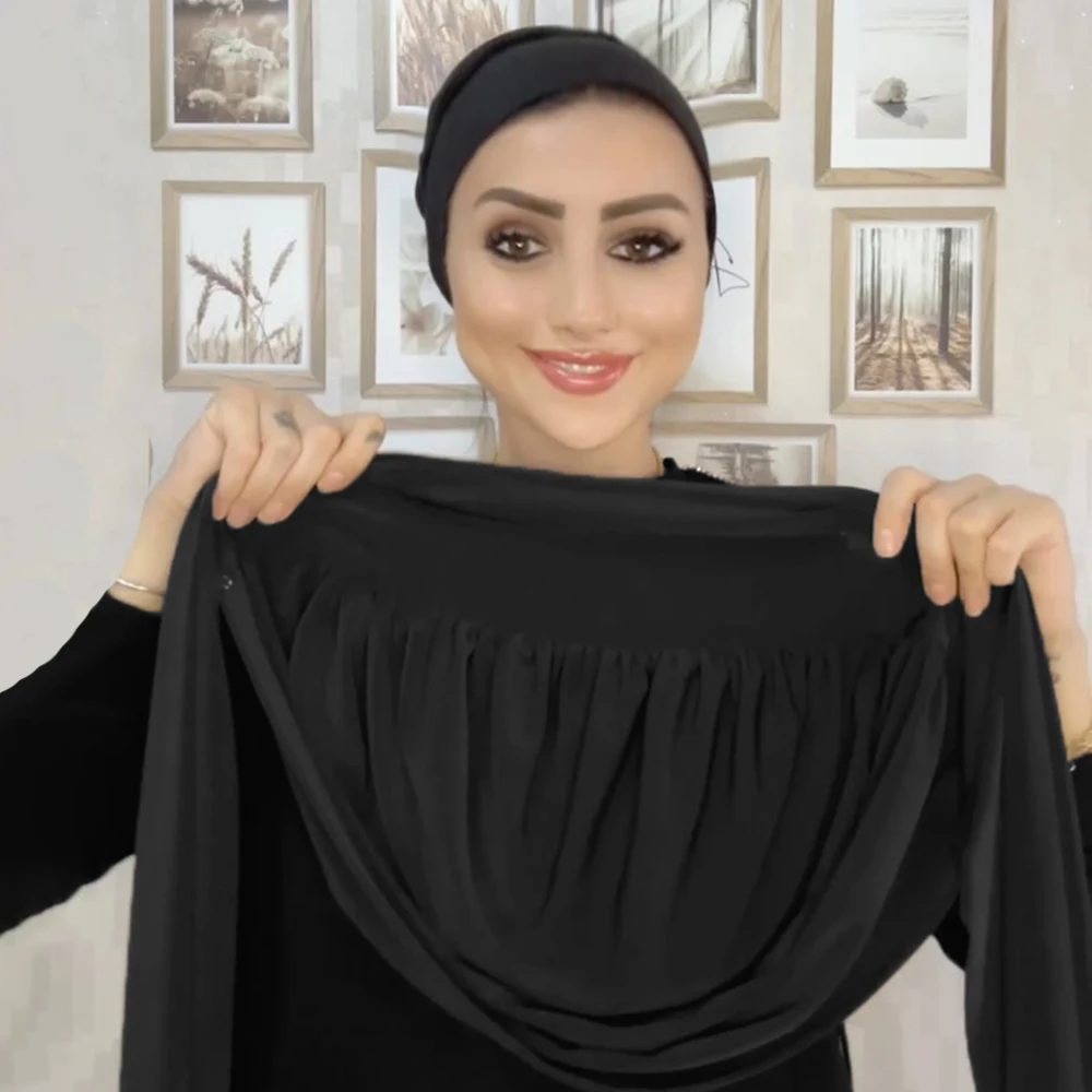Instant Jersey Hijab Undercap Hijabs for Woman Muslim Women Hijab Cap Full Cover Head Wraps Islam Headscarf Femme Turbante Mujer