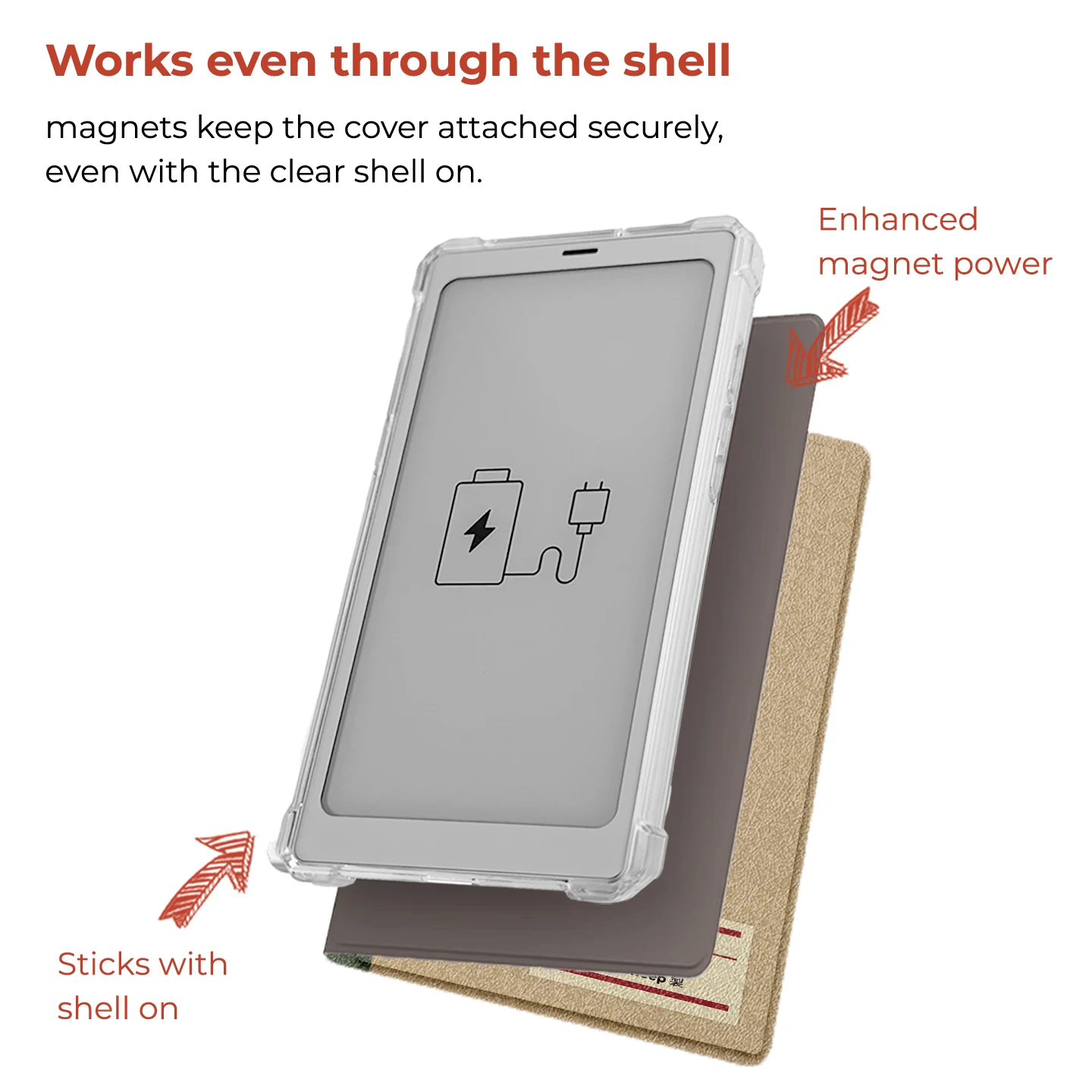 twosheep for Boox Palma2pro Palma2 Bigme Hibreak Pro Color Detachable Magnetic Case Cover Auto Sleep Notebook Classic