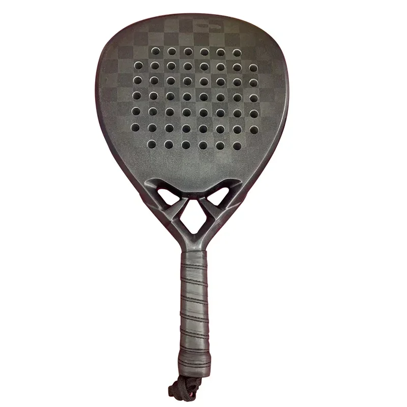 

#For Custom top quality 18K Diamond Teardrop Padel shovel Professional Fiberglass Carbon Paddle Tennis padel raqueta Racket