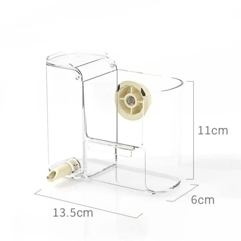 Automatic Bird Feeder Clear Sturdy Bird Automatic Feeding Water Supply Budgies Birds Cockatiel Lovebirds Cage Accessories