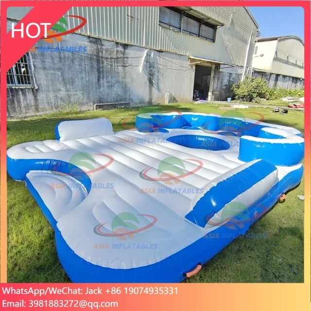 

Ocean Inflatable Floating Island Inflatable Floating Pool Inflatable Floating Aqua Island For 12 Person