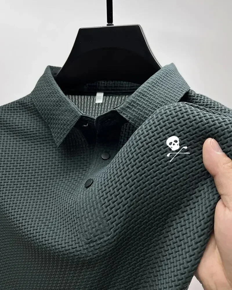 

Крутая и удобная дышащая одежда для гольфа высокого качества 2024 летние мужские рубашки для гольфа топ с коротким рукавом новая футболка для гольфа