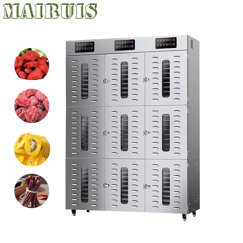 90 Layer 6400W Household Fruit Vegetable Stainless Steel Dryer Food Dehydration Dryer Pet Meat Food Processor