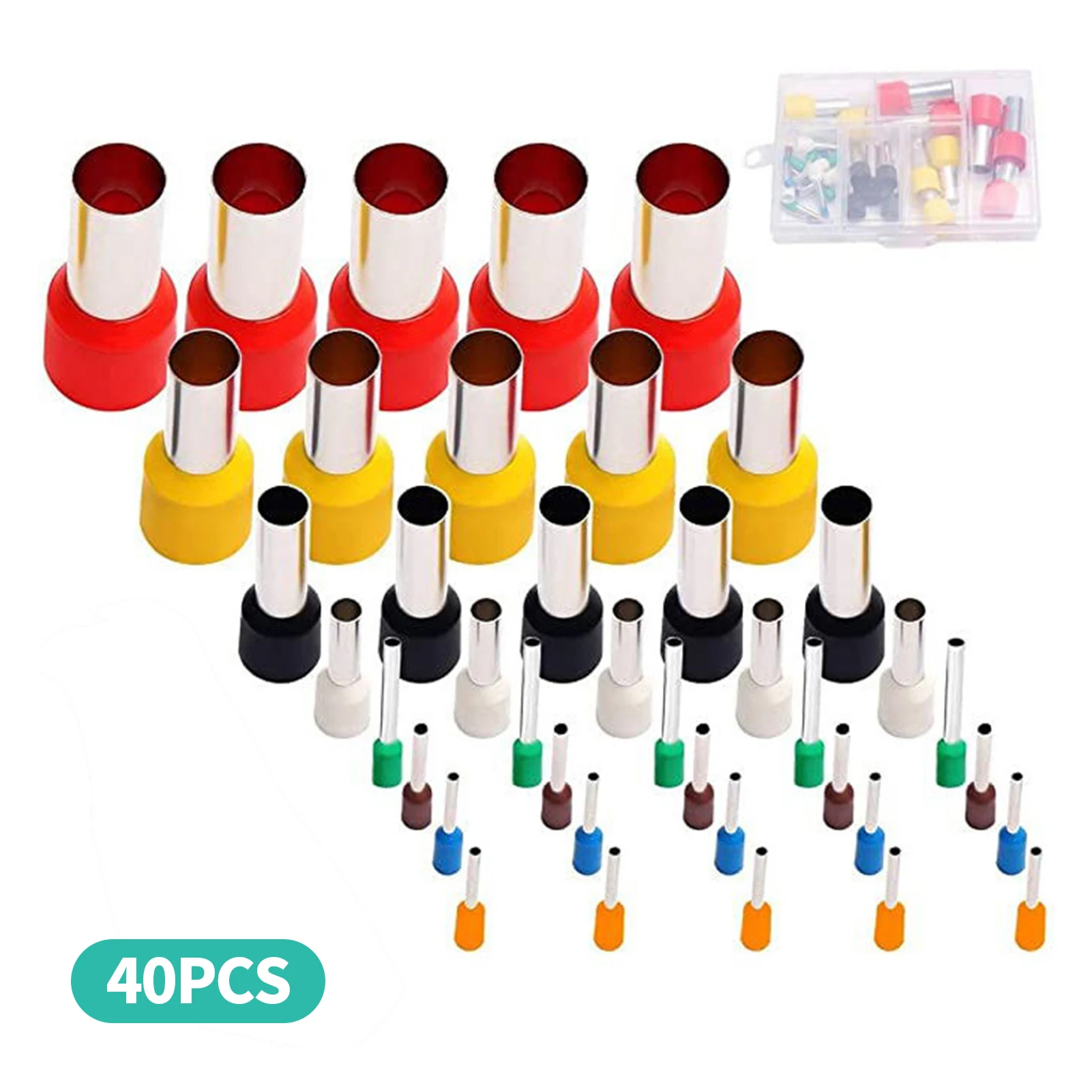 

40pcs Clay Tools Kit Polymer Clay Cutters Mini Circle Shape Cutter Molds Pottery Ceramic DIY Round Indentation Clay Tools