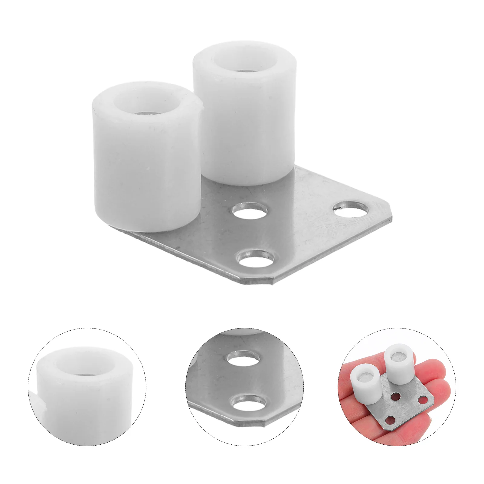 

2Pcs Electric Roll-Up Shutter Track Roller Guide Wheel Anti-Deviation Smooth Sliding Door Glide Roller for Garage Door Hardware