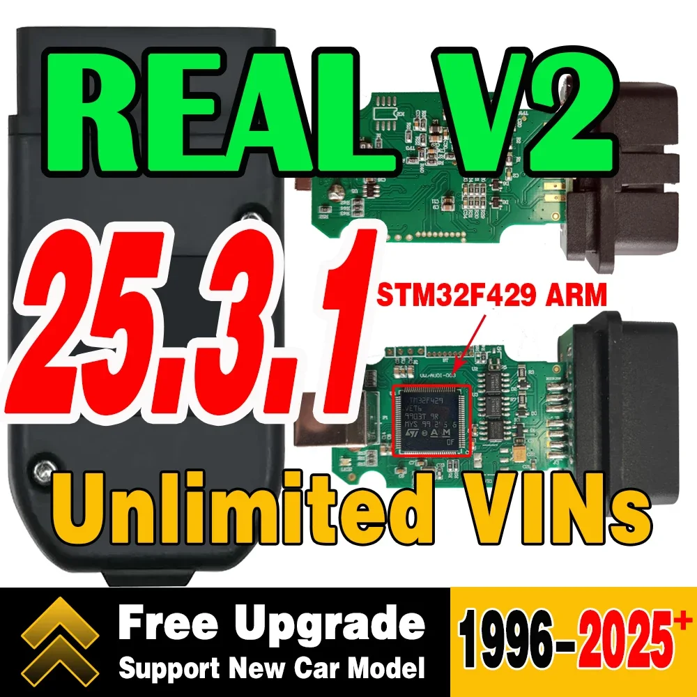 

Лучший онлайн-обновление диагностического инструмента Real V2 VagCom 1996-2025+ с неограниченным количеством USB-интерфейсов VINS Vag Com HEX Функция кодирования V25.3