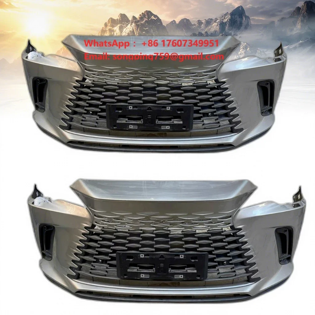 Front Bumper Center Grid License  for Lexus 2023-2025 Lexus RX350 RX500 Plate Front Bumper Lower Lip Lower Skirt