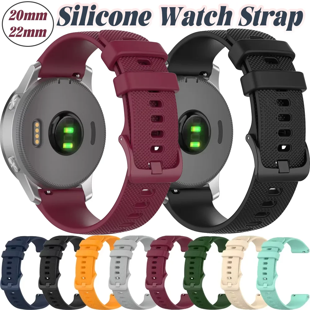 Silikon-Uhrenarmband für Samsung Galaxy Watch 7 6 5 4 Classic 40 mm 44 mm Schnellverschluss-Sportuhrenarmband für Huawei GT3 4 Pro