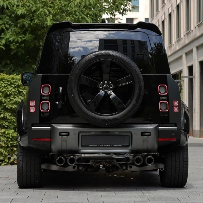 Roof Spoiler Wing Car Rear Trunk Boot Spoiler Wing Kit Tuning For Land Rover Defender 90 110 2020 2021 2022 2023
