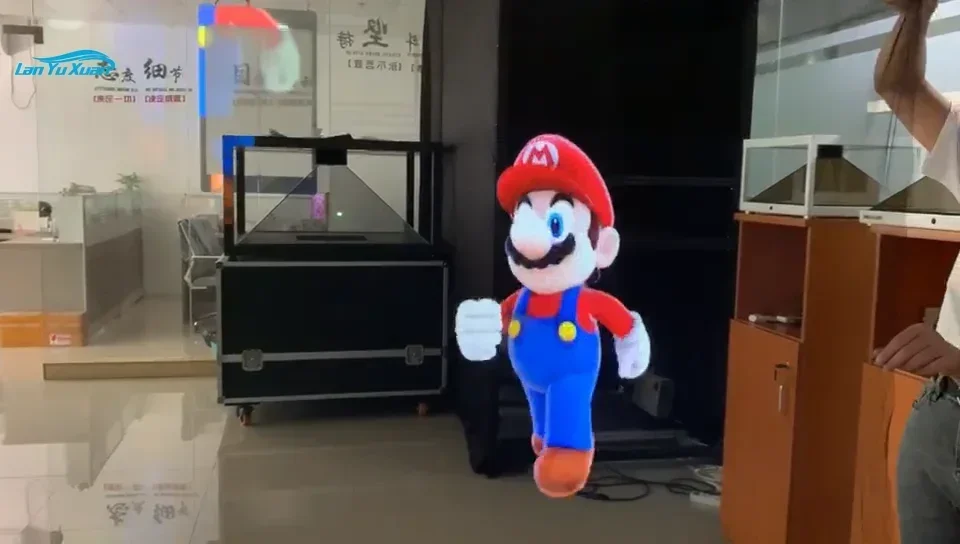 Pantalla de proyector de malla holográfica de gasa Holo 3D de Pepperscrim 4*6