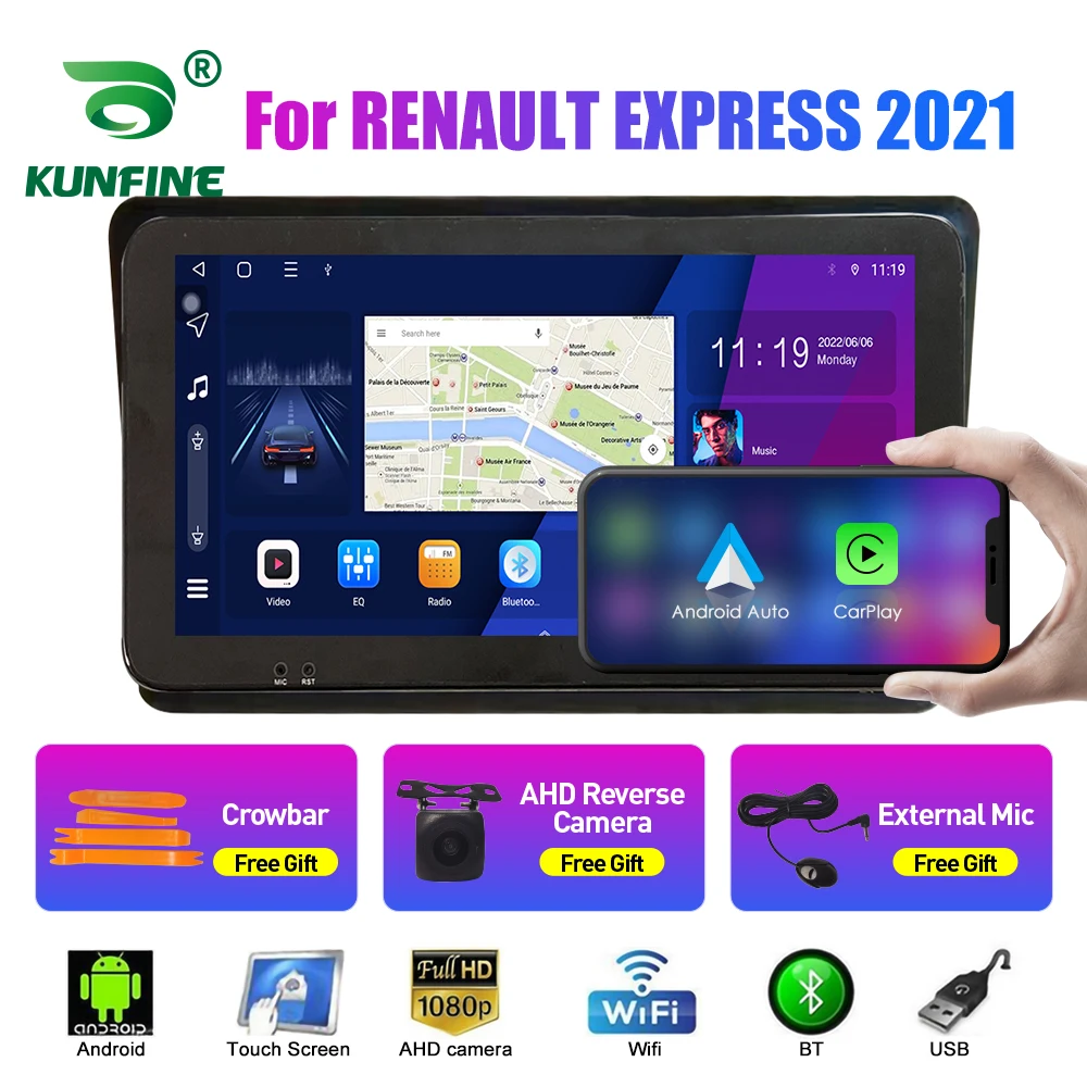 

Автомобильное радио для RENAULT EXPRESS 2021, восьмиядерный Android, автомобильный DVD, GPS-навигация, автомобильное стереоустройство, головное устройство Carplay, Android Auto