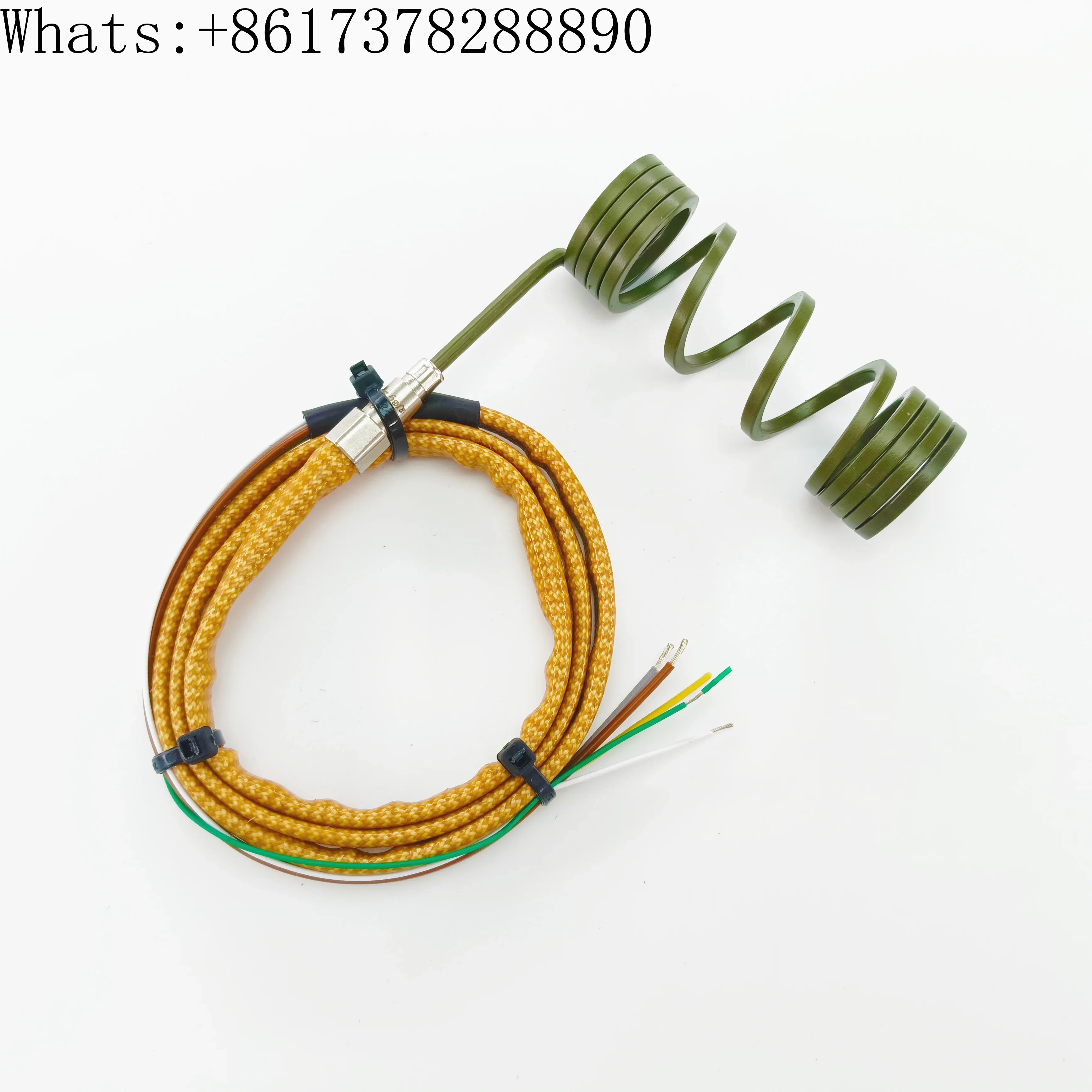 22mm diameter high-temperature hot runner coil spring heating coil bottle cap mold electric  coil mold green heating wire