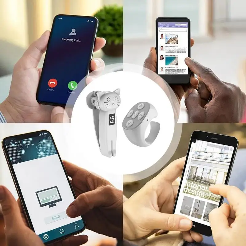 Pengendali jarak jauh halaman pembalik pengendali jarak jauh halaman pemanjangan layar Clicker kecepatan untuk membaca buku elektronik novel komik