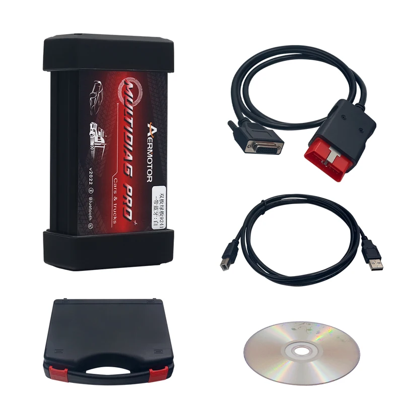 ماسح Multidiag Pro BT OBD2 ، ماسح أحمر NEC ، رقاقة 9241a حقيقية 5 فولت ، TCS ، VCI ، كابلات السيارة والشاحنات 8 ، بهيكل متعدد ، #6