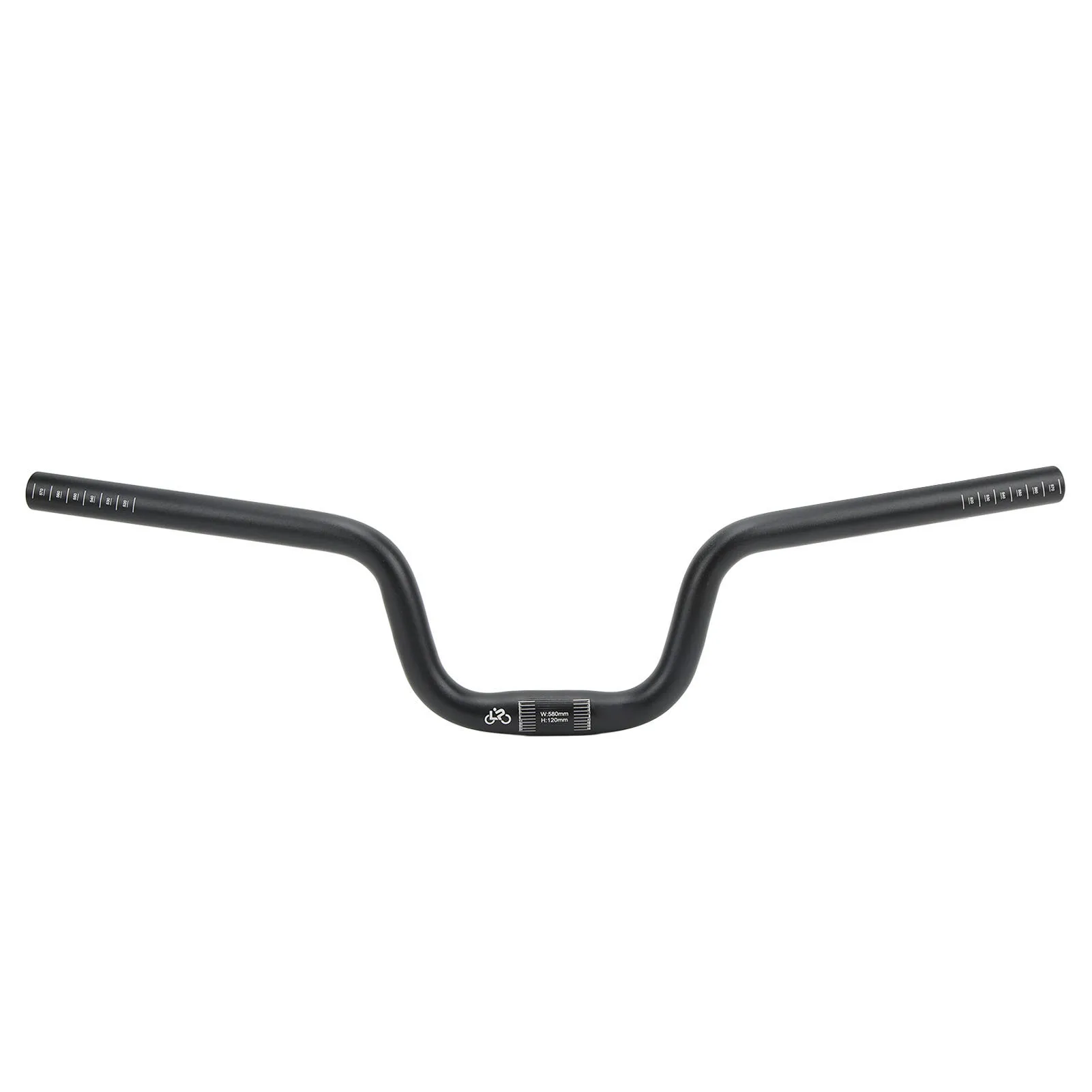 25.4mm Bike Handlebar Lift 120mm/160mm Lp Litepro Aluminum Alloy Bike Swallow Handlebar Bike Riser Handlebar for Brompton Black