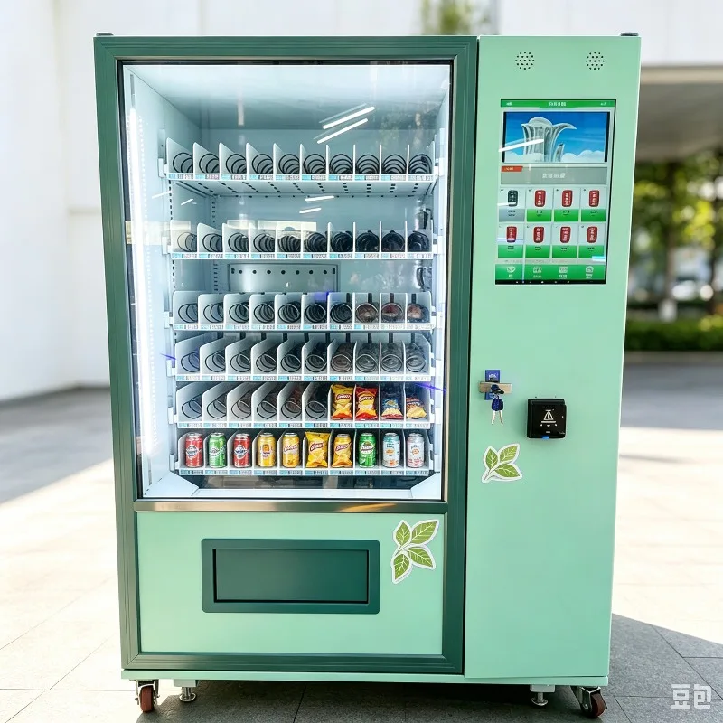 Commercial Smart Vending Machine Automatic Combo Snack Vending Machine Fast Food & Beverages Vending Machine FL Customized