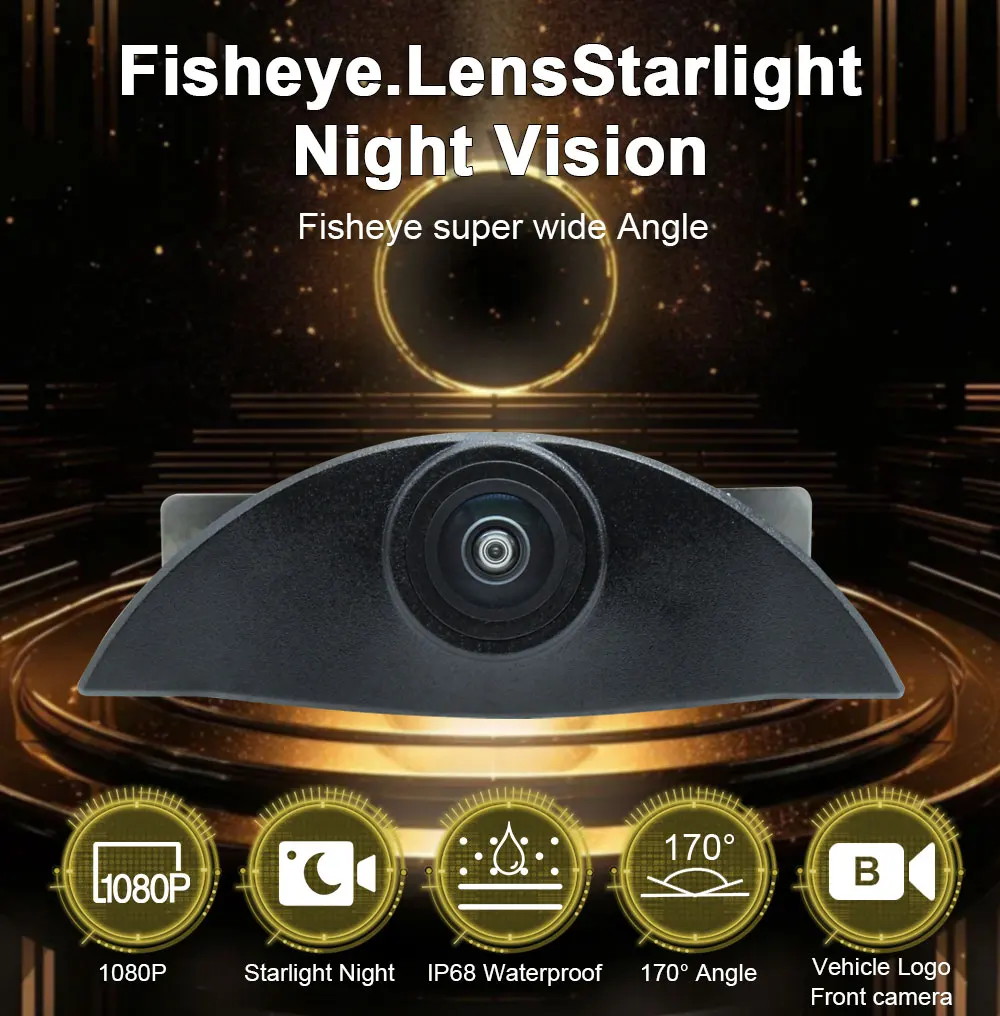 For Volvo XC60 XC70 XC90 S40 S60 S80 S90 C30 C70 V40 V50 V60 70 90 Front Logo View Camera 1920*1080P AHD Vehicle  Car Camera view 3