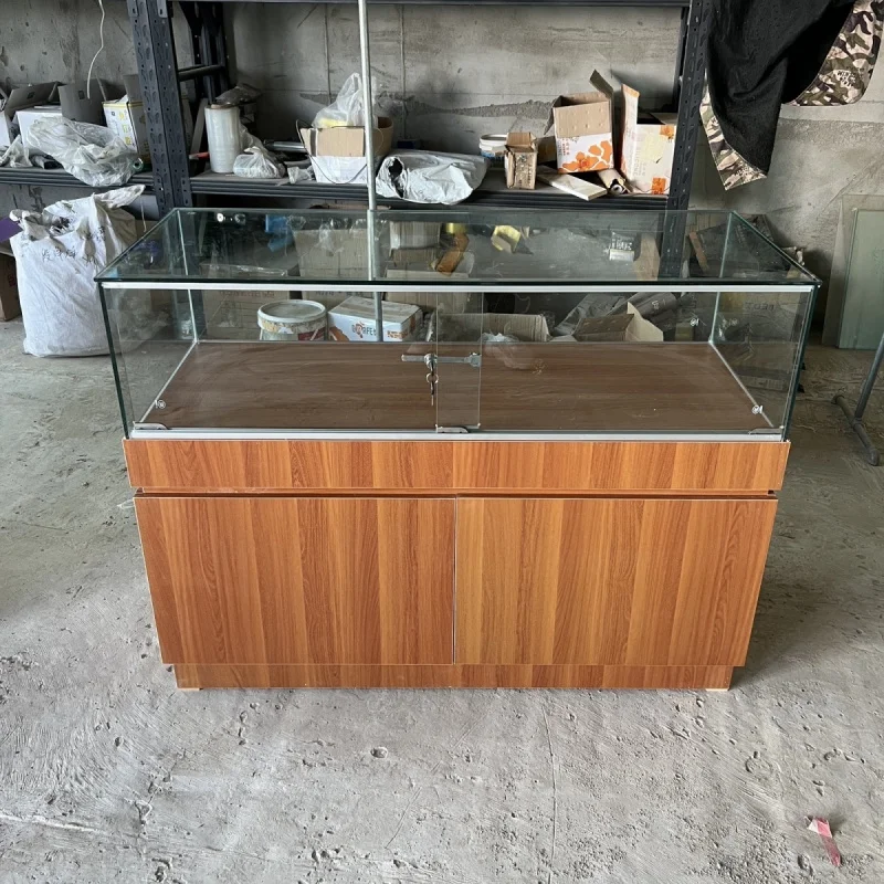 Custom. Customized Shopping Mall Jewelry Display Cabinet Museum Cultural Relics Exhibition Counter Showcase Glass Showcas